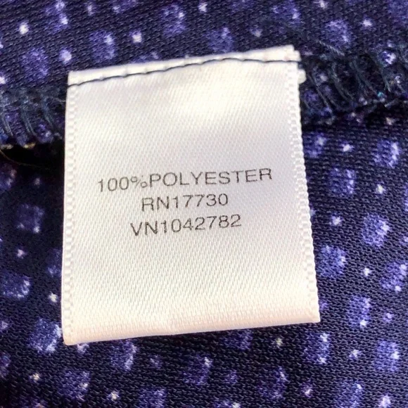 Isaac Mizrahi for Target Blue Print Wrap Dress, size M - Picture 14 of 15